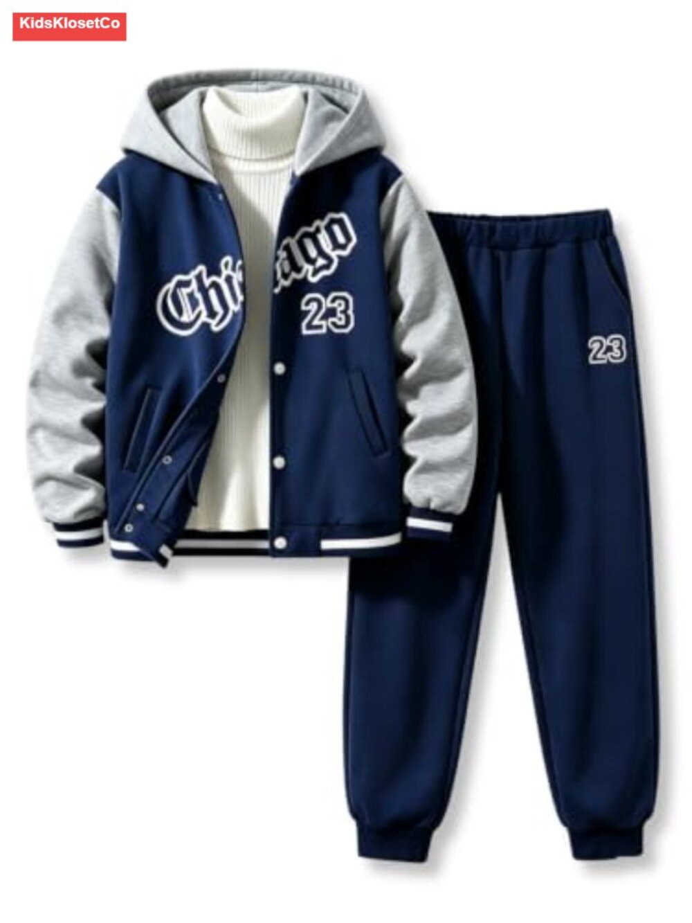 Kids 2-Piece Sweatsuit Set with Hoodie and Pants